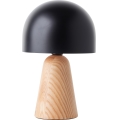 Brilliant - Lampe de table NALAM 1xE14/40W/230V noir/frêne - FSC certifié